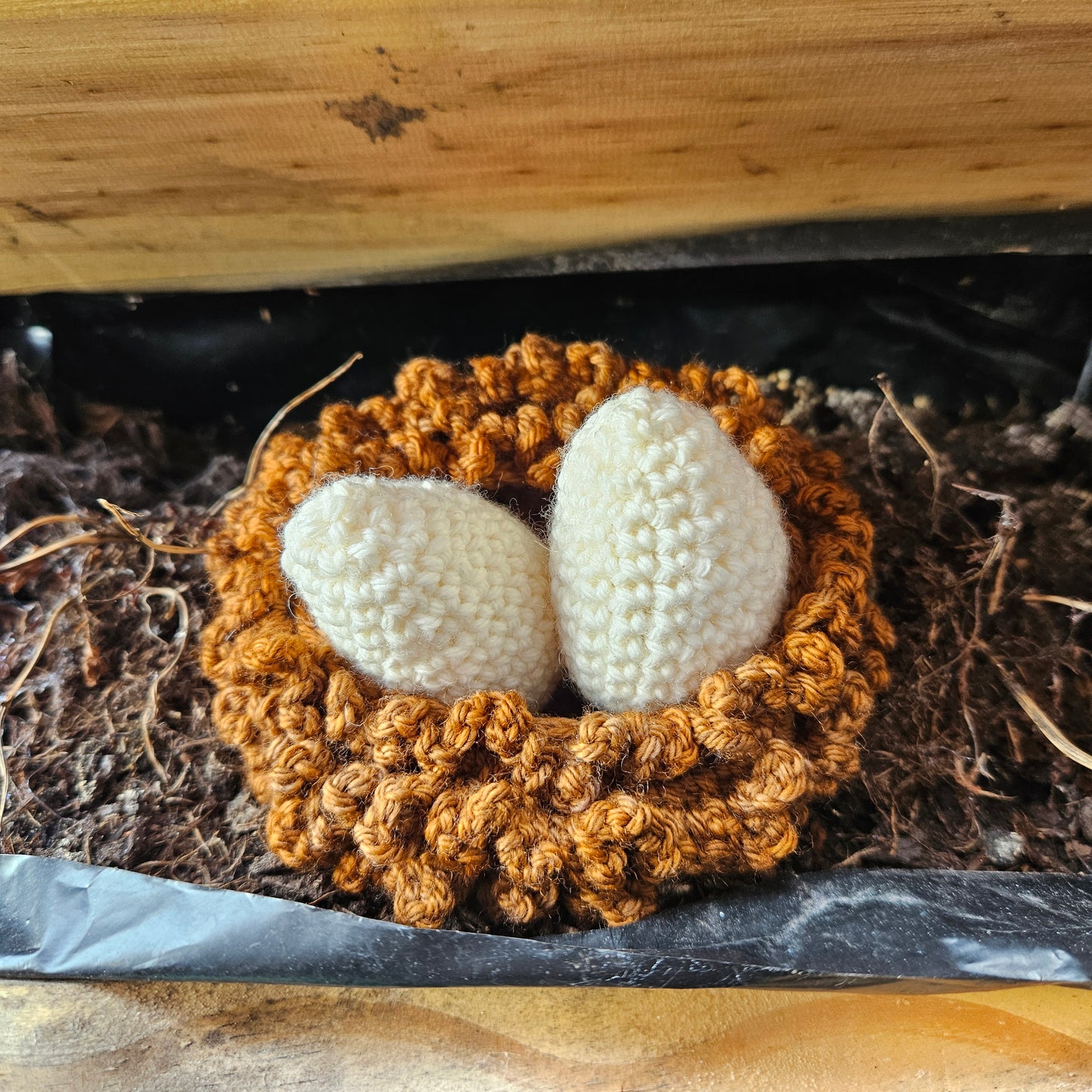 Crochet Pattern - Nest & Eggs