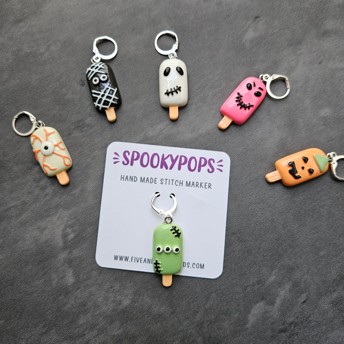 Stitch Markers - Spooky Pops