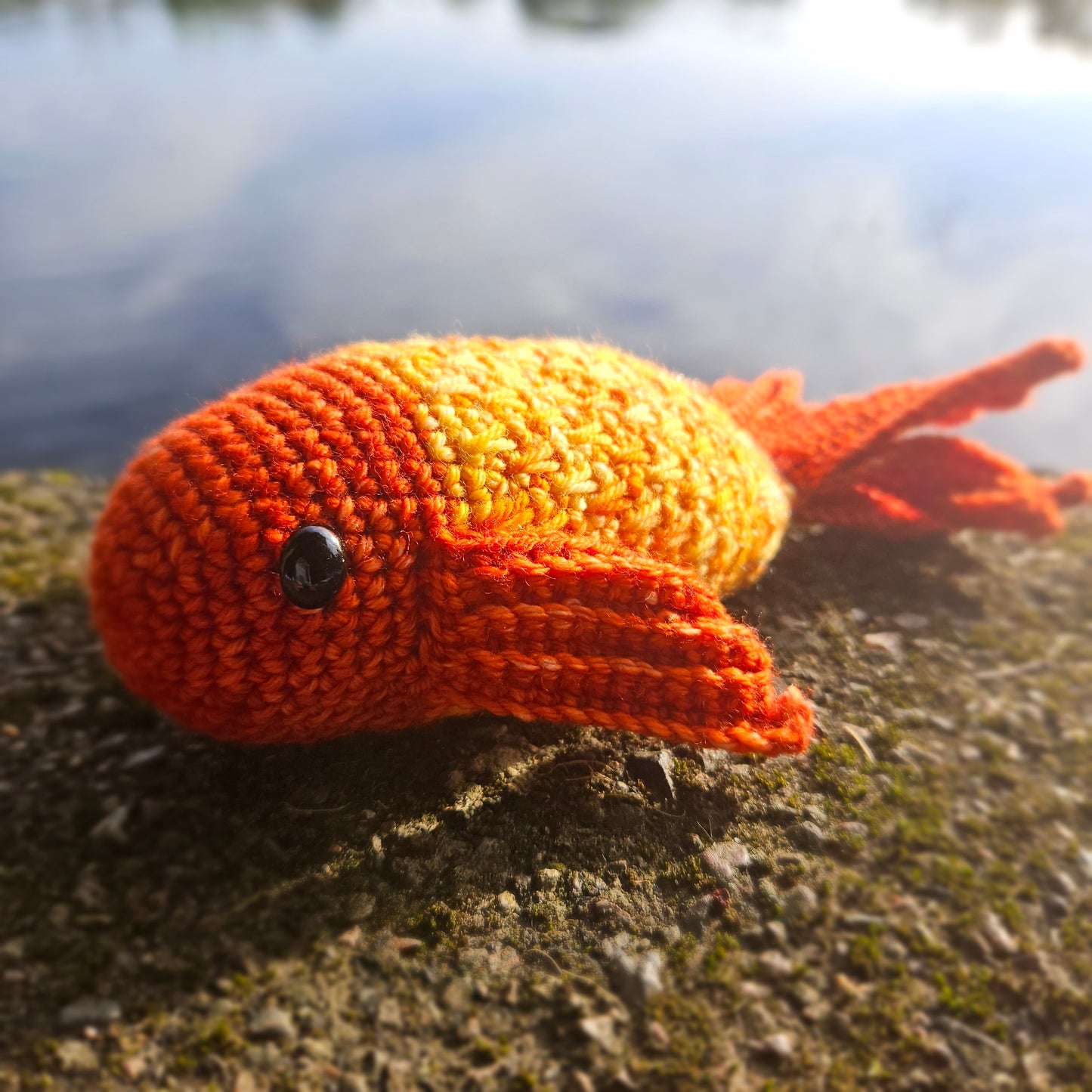 Crochet Kit - Galahad the Goldfish