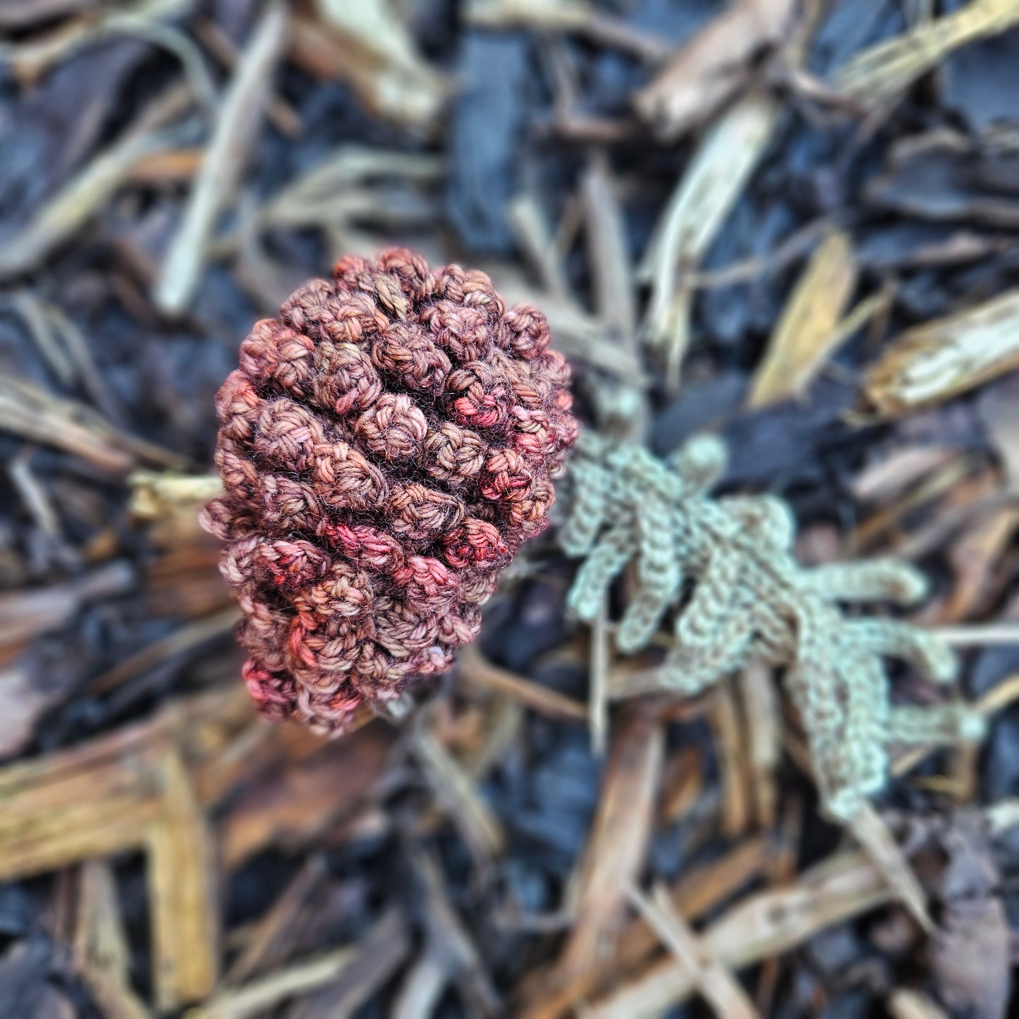 Crochet Kit - Pinecone Decoration