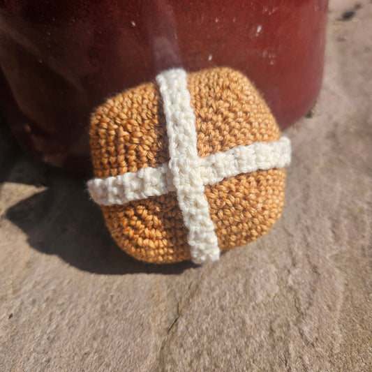 Crochet Pattern - Hot Cross Bun