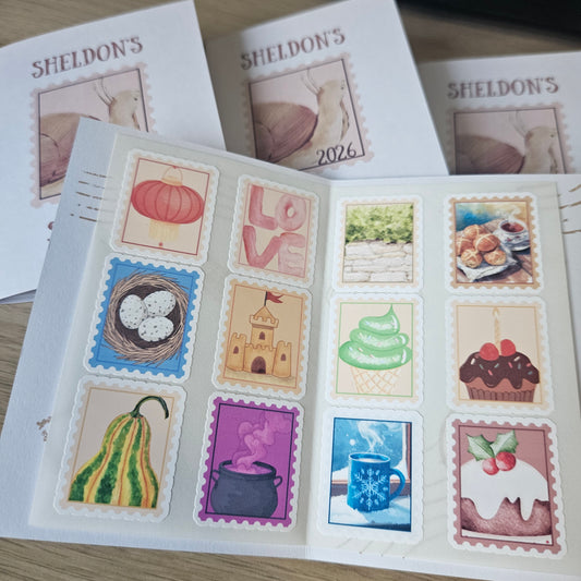 A Year of Sheldon - Sheldon's Stamps