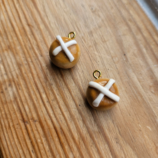 Stitch Marker - Hot Cross Bun