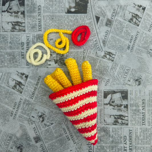 DIGITAL Crochet Pattern - Cone of Chips