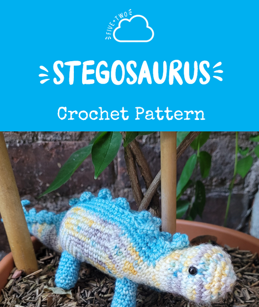 Crochet Pattern - Stella the Stegosaurus