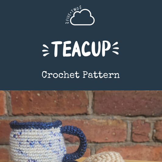 DIGITAL Crochet Pattern - Teacup