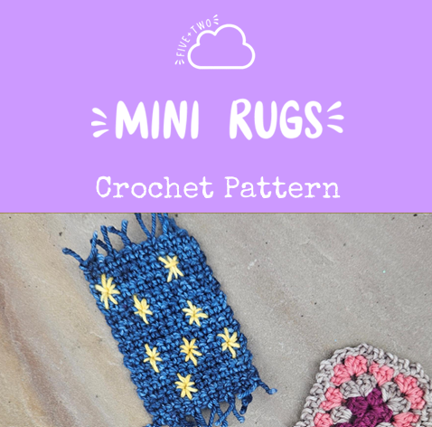 Crochet Pattern - Mini Rugs